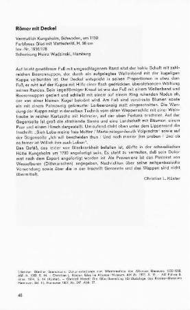 Römer mit Deckel