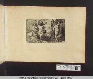 Perseus befreit Andromeda.