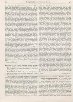461-462 [Rezension] Wotschke, Theodor, Balthasar Meisners Beziehungen zu Schlesien