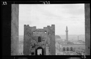 Blick von der Burg auf die Stadt Aleppo (Gouv. Aleppo, Syrien)
