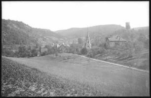 Tautenburg. Blick auf Tautenburg