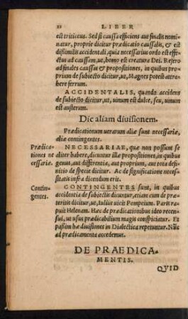 De Praedicamentis.