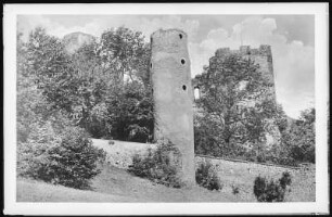 Frauenstein. Ruine und Aussichtsturm