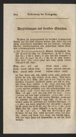 Vergleichungen aus fremden Sprachen.