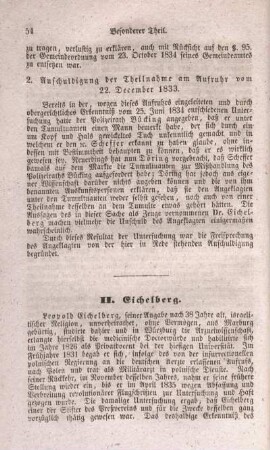 II. Eichelberg.