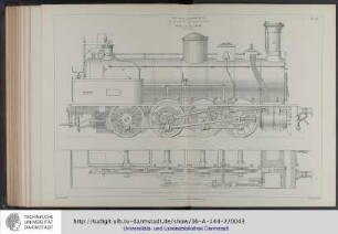 Goods Locomotive, for the Great Northern Railway of France, M.M.J.F. Cail & Co. Fives-Lilles