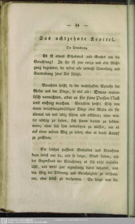 Das achtzehnte Kapitel