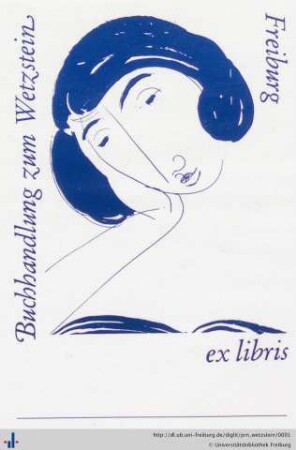 Exlibris (Universitätsbibliothek Freiburg i. Br., RA 2020/11).