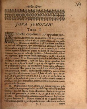 Disputatio Juridica Inauguralis De Elogiis Juratis, (vulgò) urfehden