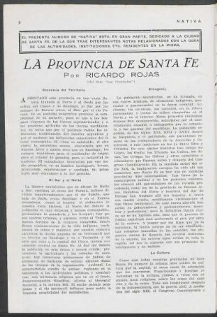 La provincia de Santa Fé : (Del libro "Las Provincias")