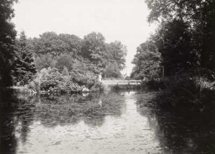 Zittau. Weinaupark (M. 19. Jh. angelegt). Blick über den Großen Teich