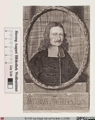 Bildnis Jacob Thomasius