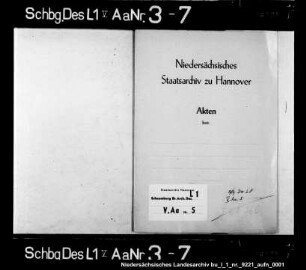 Verzeichnis der Kriegsschäden durch lüneburgische Einquartierung (mit Namenslisten)