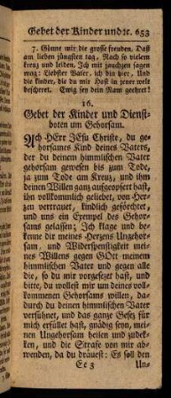 653-655, Der Kinder und Dienstbotten