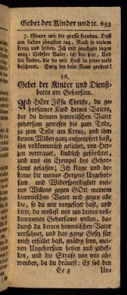 653-655, Der Kinder und Dienstbotten