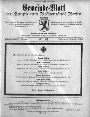 1915,37: Nr. 37, 12. September 1915