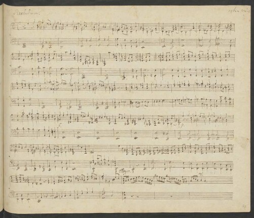 Präludien. Fragmente; pf; a-Moll; H 231