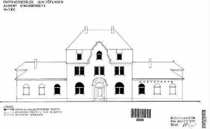 Ulm-Söflingen: Ansicht Strassenseite Empfangsgeb.
