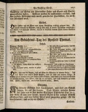 1031-1033, Inhalt; Eingang; Evangelium