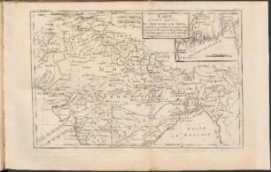 Carte de la Partie Supérieure De L'Inde En Deçà Du Gange : Comprise entre la Côte du Concan et celle d'Orixa, avec l'Empire du Mogol, le Bengale, le Re. d'Asham, partie de ceux d'Ava et de Pégu