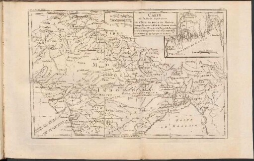 Carte de la Partie Supérieure De L'Inde En Deçà Du Gange : Comprise entre la Côte du Concan et celle d'Orixa, avec l'Empire du Mogol, le Bengale, le Re. d'Asham, partie de ceux d'Ava et de Pégu