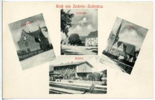 Zeckritz. Versch. Ansichten von Zeckritz-Zschackau