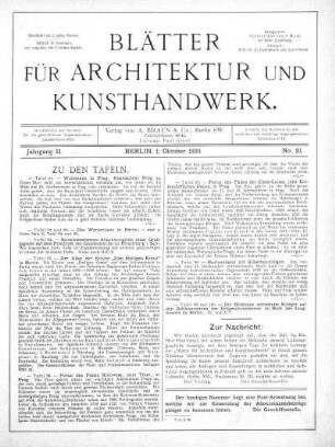 No. 10, 1. Oktober 1889