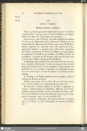 VII. Minéraux D'Ornement