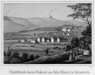 Türkischroth-Garn-Färberei von Gebr. Römer in Hainsberg