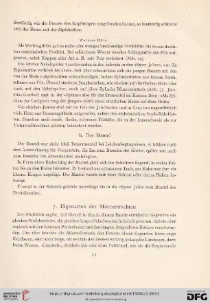 7. Eigenarten der Männertrachten