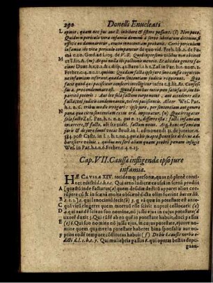 Cap. VII. Caussae infligendae ipso jure infamiae