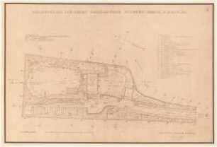 Garten des Herrn Fabrikbesitzer Gottfried Lesche, Kamenz: Grundriss 1:200