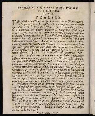 26, Praeses