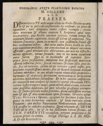 26, Praeses