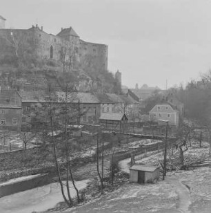 Bautzen von Norden : Bautzen. Blick über die Spree zur Ortenburg