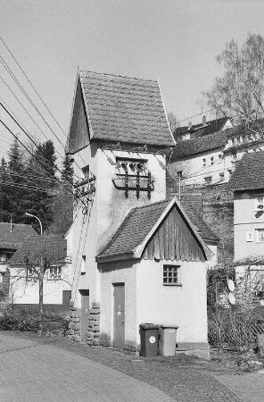 Trafostation (Transformatorenhaus); Birstein, Am Riedbach