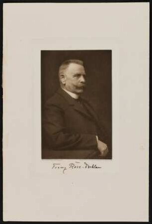 [Bildnis Franz Rose-Döhlau] : Franz Rose-Doehlau