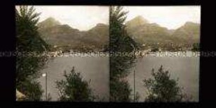 Blick von der Ponalstrasse auf Riva del Garda