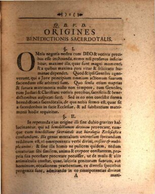 Origines benedictionis sacerdotalis
