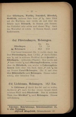 4b) Lichtenau, Melsungen