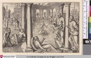 [Die Heilung eines Kranken am Teich Betesda; Christ healing the man in the pool of Bethesda]