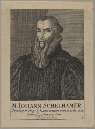 Bildnis des Iohann Schelhamer