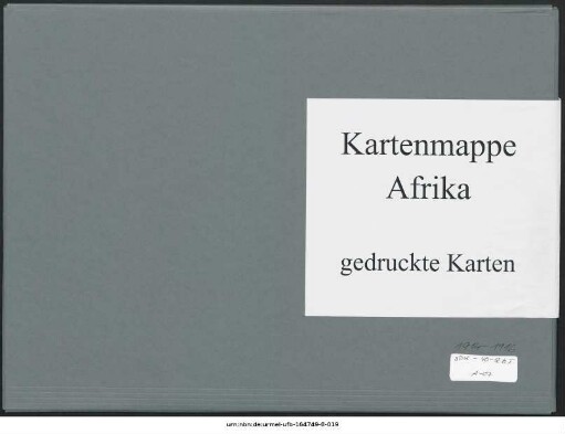 Libyen, Tripolitanien, Zirenaika : 1914-1916 : Kartensammlung