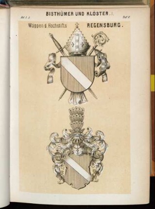 Taf. 8. Wappen d. Hochstifts Regensburg