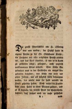 Die Heim-Reise des Pabsts Pius VI. von Wien nach Rom : Mit einigen Anmerkungen und Beobachtungen
