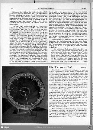 Die Tierkreis-Uhr!