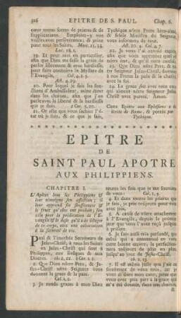 Epitre De Saint Paul Apotre Aux Philippiens