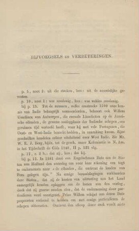 Bijvoegsels en Verbeteringen