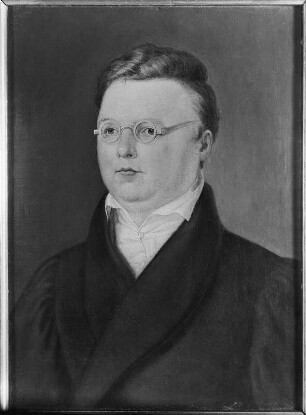 Friedrich Arnold Brockhaus, Buchändler : Friedrich Arnold Brockhaus (Buchändler). Zeichnung eines unbekannten Meisters nach Carl Vogel von Vogelstein. Öl auf Leinwand. Leipzig