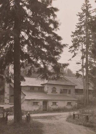 Zinnwald, Huthaus der neuen Reichstroster Wäsche, Bergbau Osterzgebirge
